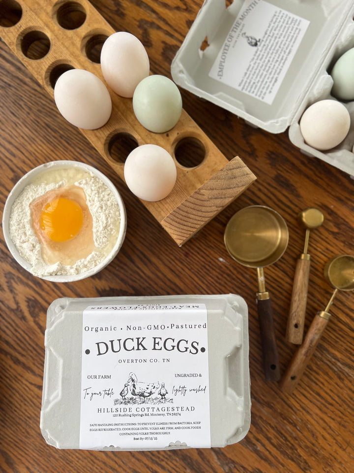 Duck Eggs Organic Non-GMO & Pasture Raised (full dozen)
